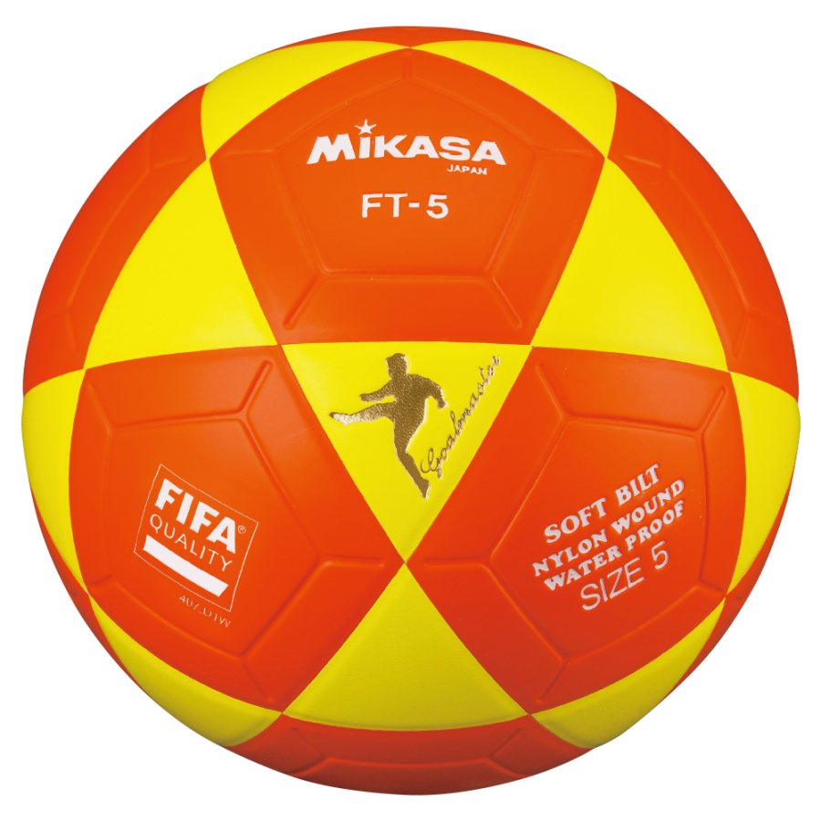Mikasa FT-5 BKY FIFA DFV Official Footvolleyball Spielball Gr 5 gelb schwarz 