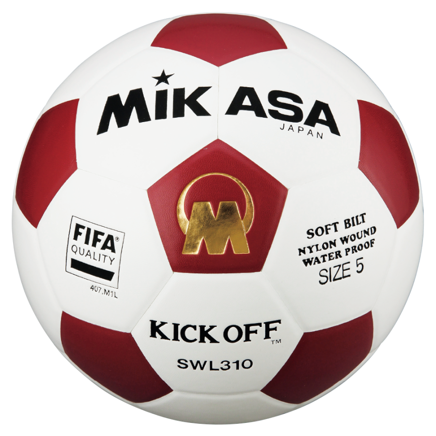 Bleu/Blanc Mikasa Nº 5 Deluxe Matelassé Ballon de football