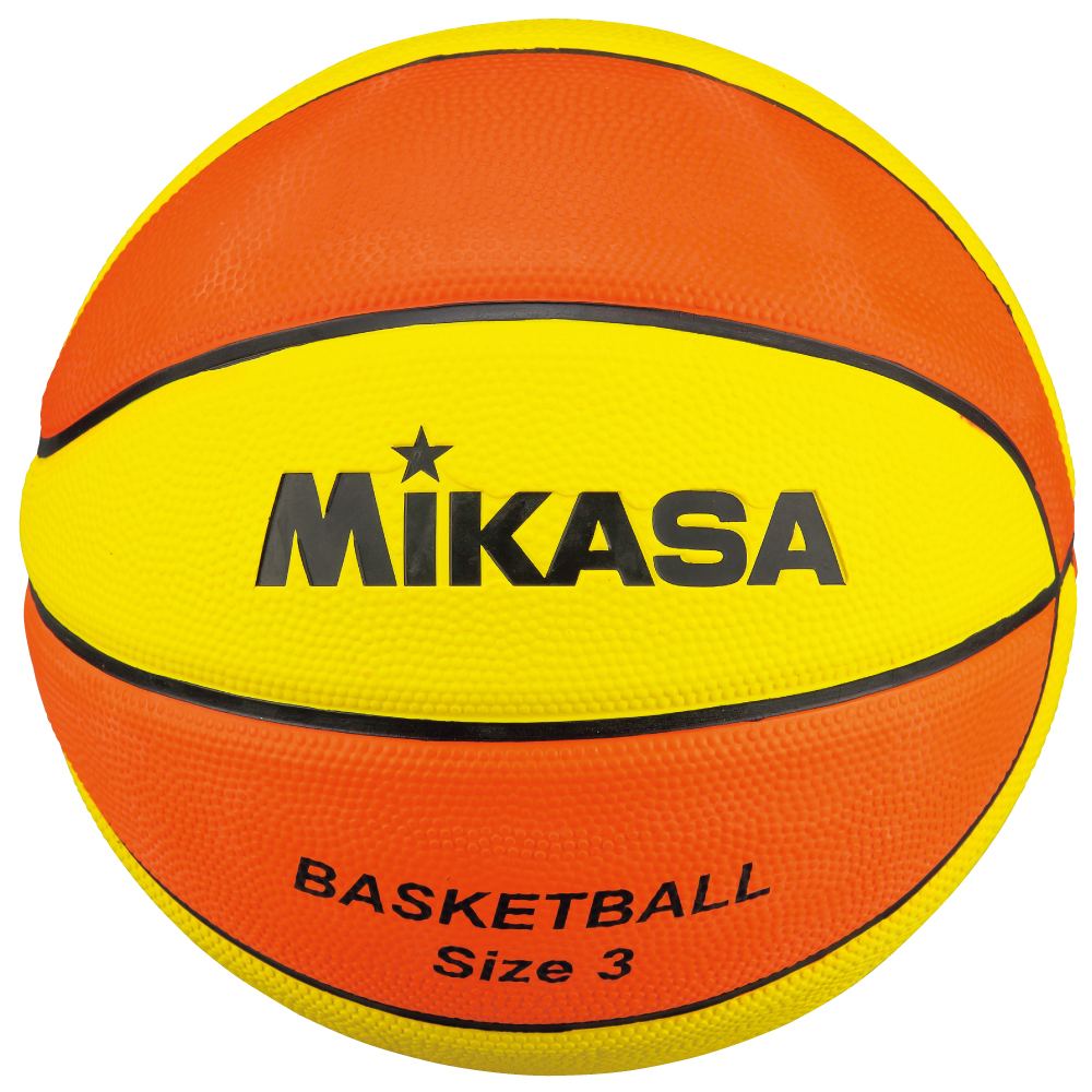 最新アイテム B3JMR-YBL ミカサ バスケットボール 3号球 ゴム ブルー×イエロー MIKASA
